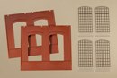 Индустриальные стены с окнами 94 x 86 mm Auhagen НО (80503)